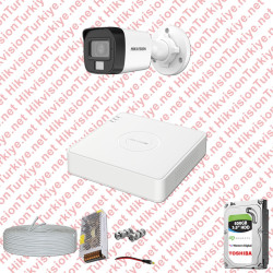 Hikvision 01 Kameralı Colorvu Hibrit Güvenlik Kamerası